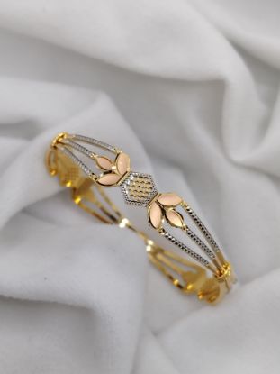 ORO-Z Sydney Timeless Tri Color Bangles