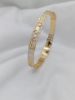 Graceful Harmony Tri-Tone Bangle