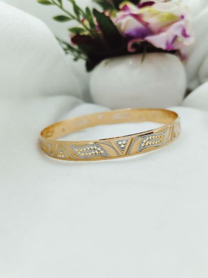 Two Tone Gold Bangle
