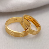 Unique couple wedding bands for her and him