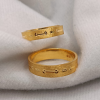  Unique couple wedding bands for her and him