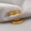 Modern couple ring bands