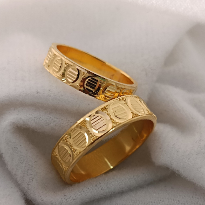 ORO-Z Gold Tokyo Infinity Engagement Couple Band