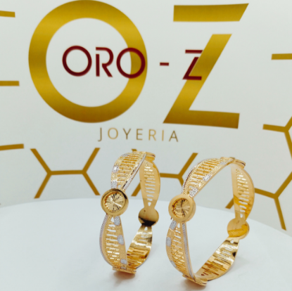 dual tone bangles