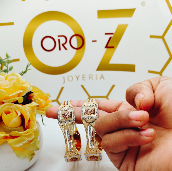 Floral Pattern Gold Jewelry