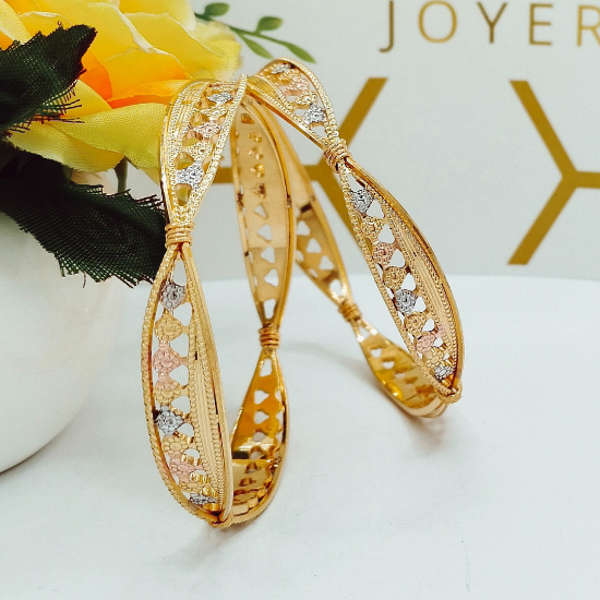 CNC gold bangles