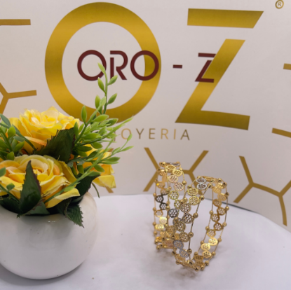 ORO-Z London gold bangles