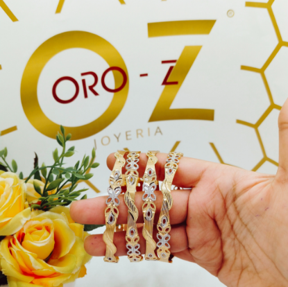 luxury gold bangles