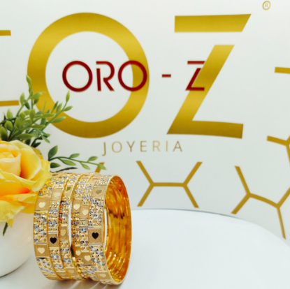 Pure gold bangles