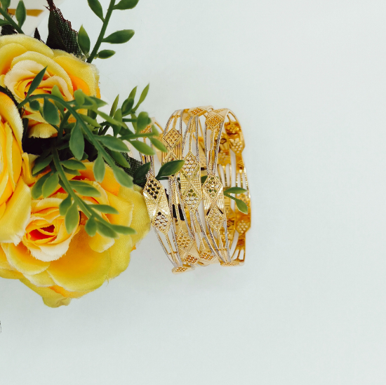 Elegant gold bangles