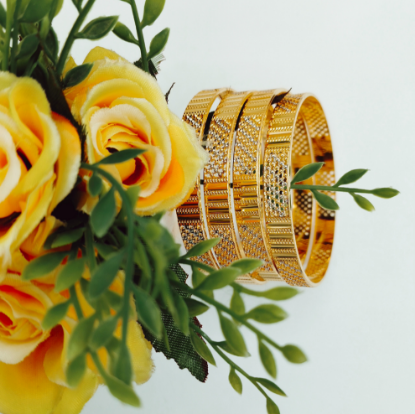 London Style Gold Bangles