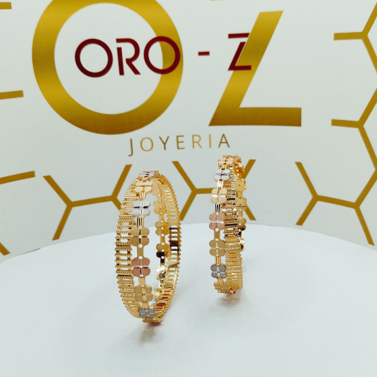 CNC Gold Bangles for Women