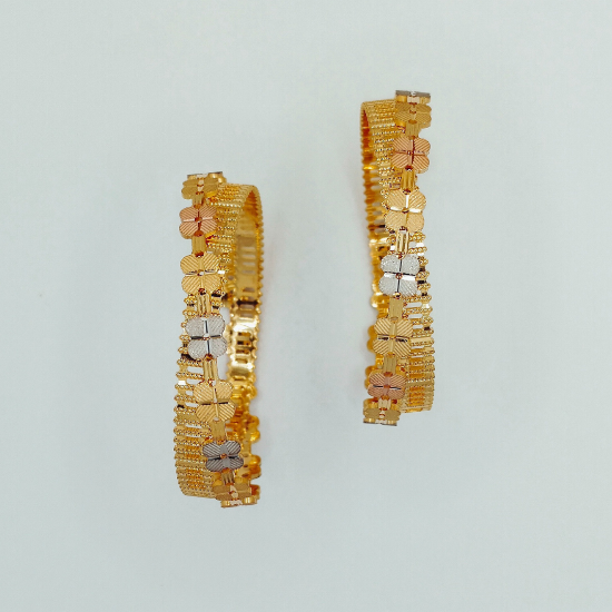 22K Gold CNC Bangles
