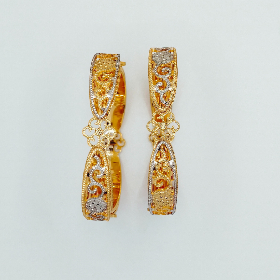 Statement Gold Bangles