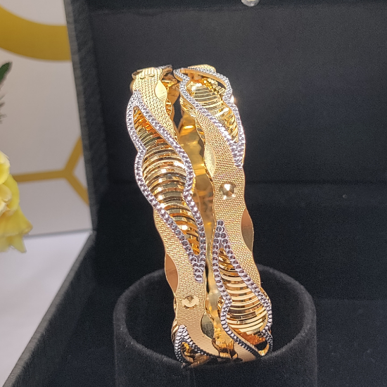 22K Gold Tokyo Double Bangles