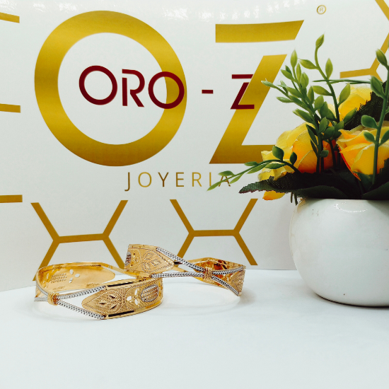 New Erratic Gold Bangles