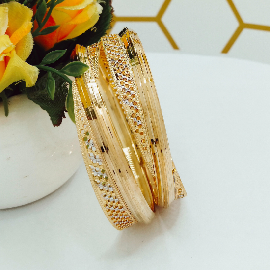 traditional style gold bangles
