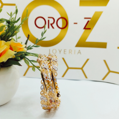 Picture of New Overlying Gold CNC Tokyo Bangles