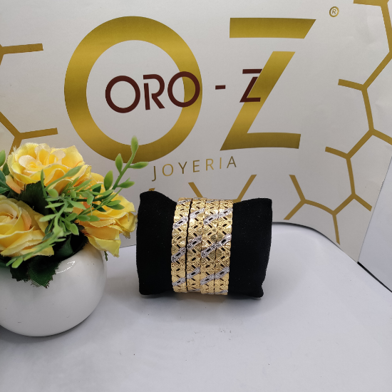 Picture of Glint ORO-Z Gold London CNC Bangles