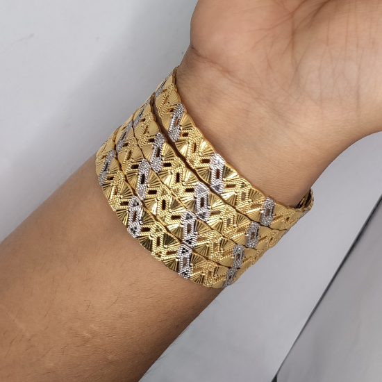 Picture of Glint ORO-Z Gold London CNC Bangles