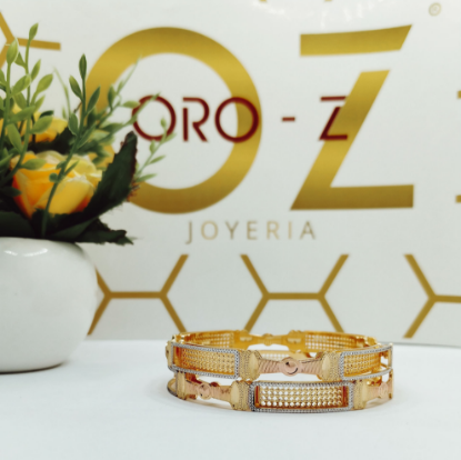 Tokyo Double Designer Gold Bangles