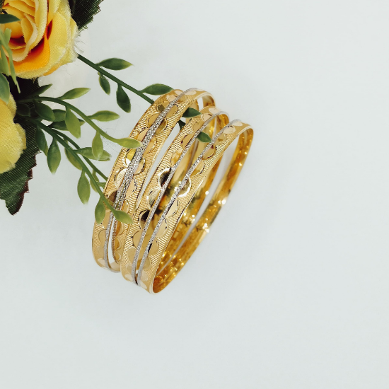 Unique Design Gold Bangles