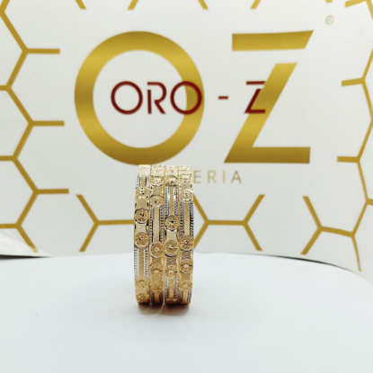 Picture of Modish ORO-Z CNC Gold London Bangles.
