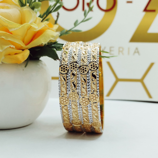 Picture of Traditional Gold Mumbai Bangles for Women – Culture Meets Craft
