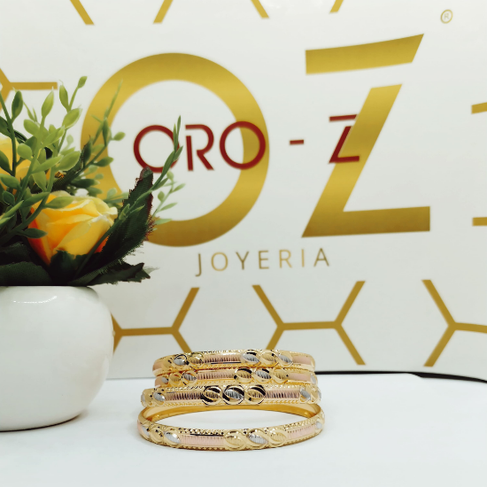Sleek Gold Bangles