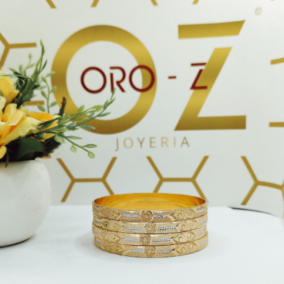 Picture of Khilla Gold Mumbai Bangles – Bold Tradition in 22KT