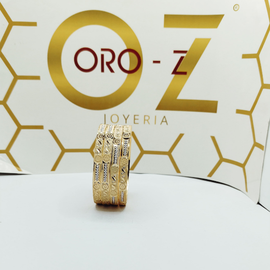 Intricate Gold Bangles