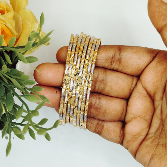slim 22K gold bangles