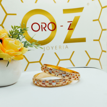 designer gold bangles
