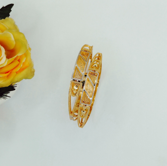 18K Gold Bangles