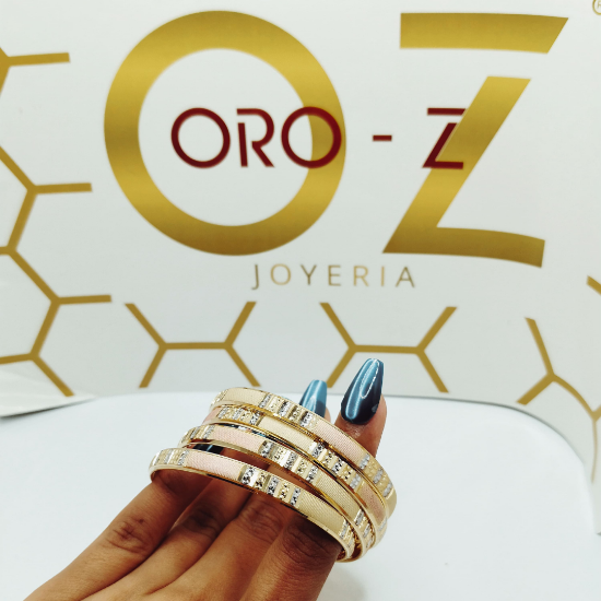 Half Round Gold Bangles
