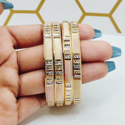 Designer 18K Gold Bangles