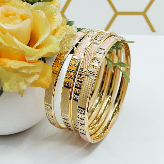 Lightweight Gold Bangles