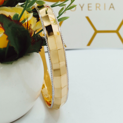 Mumbai Glossy Hexa-Cut Kada