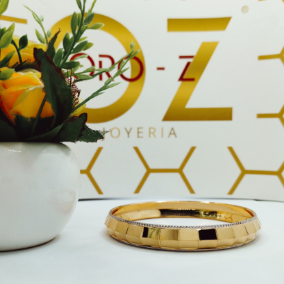 Faceted Gold Kada